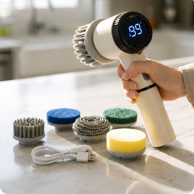 CleanQuick Electric Scrubber